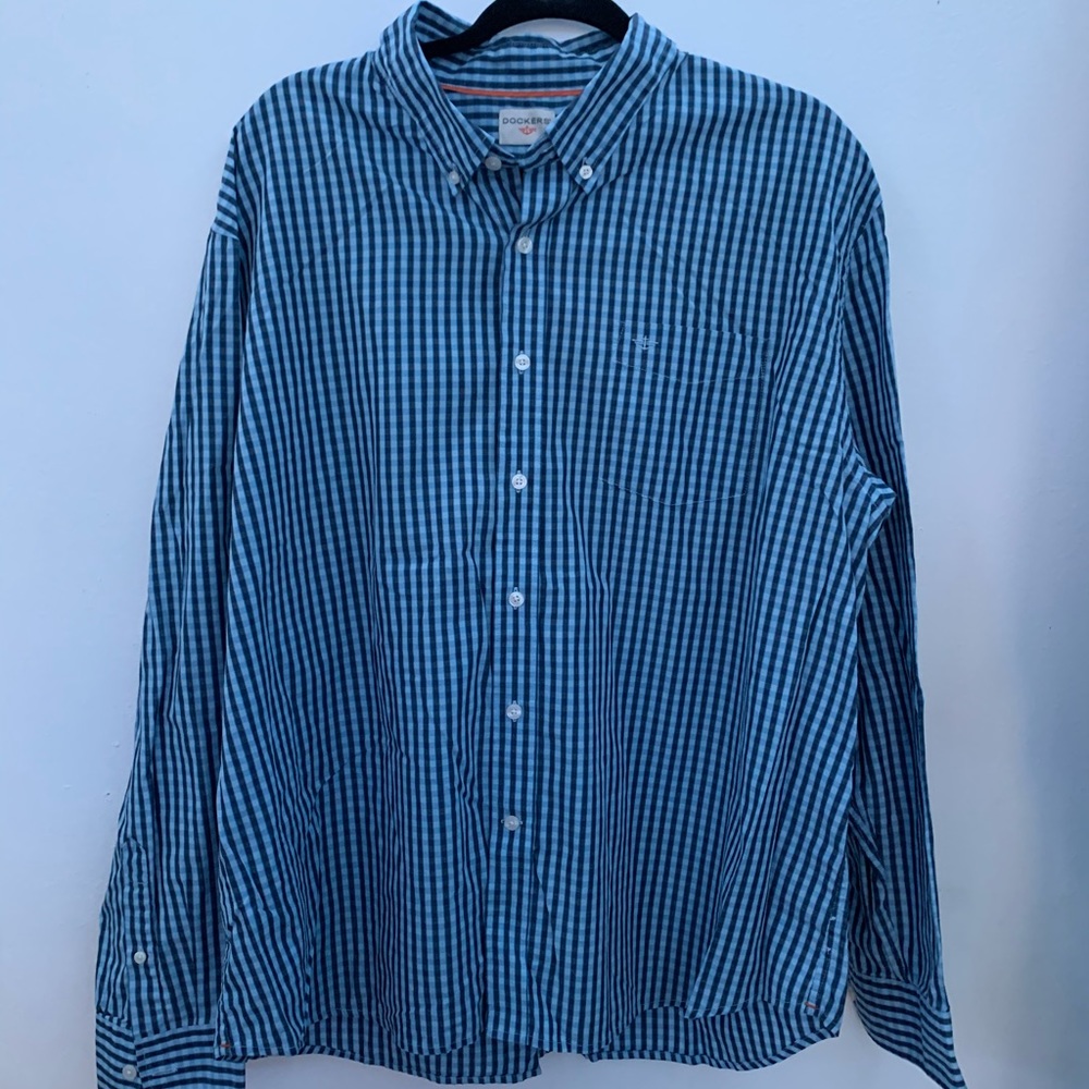 Dockers plaid button down